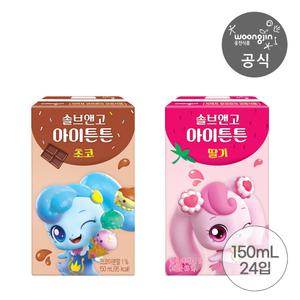 [웅진식품] 캐치티니핑 솔브앤고 아이튼튼 150ml 24입 (초코/딸기)