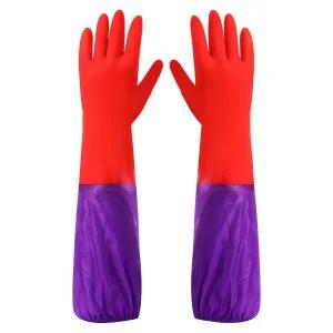 프리미엄 기모 고무장갑 롱밴드형x5세트