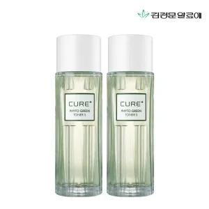 [10%+카드12%] 김정문알로에 큐어 피토 그린 토너S 130ml 2개