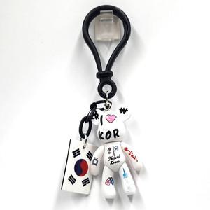 POPOBE 포포베 아이러브코리아 태극기 열쇠고리 키링 키홀더 키체인 가방고리 (미니사이즈)
