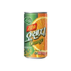 웅진 자연은 고칼슘 오렌지 180ml 30캔