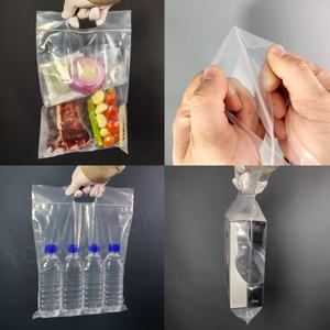 손잡이 지퍼백 국산 PE 투명 구디백 20x30 cm 100매 대형 소형