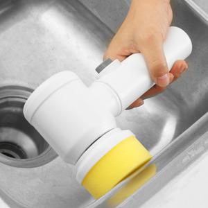 강력 파워 전동솔 본체 + 브러쉬 3종 세트 욕실 싱크대 가스레인지 청소솔 브러쉬