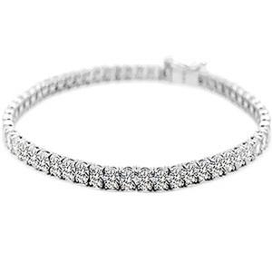 4발 1부 랩 그로운 다이아 테니스팔찌