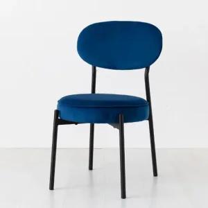 마켓비 WINGLA 벨벳의자 NM14 블루 9897.2335