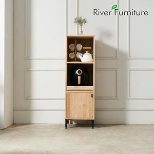 고무나무원목 틈새수납렌지대400