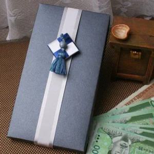 행복한 선물 상품권상자(태슬형 블루) 2개입