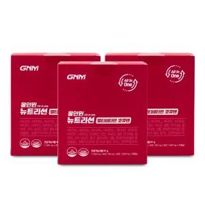 GNM자연의품격 올인원 뉴트리션 멀티비타민 코큐텐 2700mg x 30개입 X 3박스 I