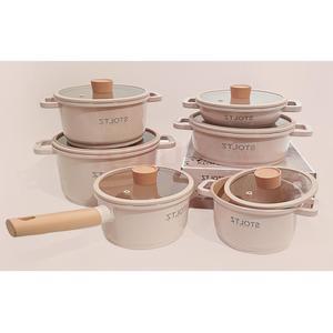 유리뚜껑 인덕션 통주물 세라믹코팅 로제 냄비 양수 요리용 가스레인지 신혼선물 쿡웨어 국