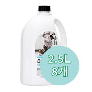 에코프렌즈 순수크린 액체세제 2.5L 8개 대용량