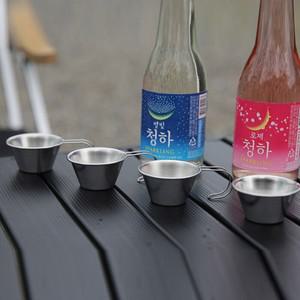 _a82 캠핑40ml 304스텐레스 시에라 소주잔 (4개)