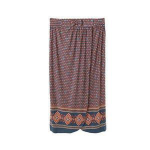 [갤러리아] 부드러운 촉감 로얄블루 데이지 보더나염 골프가운 VGN7082L