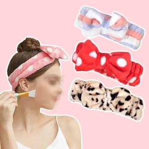 사우나 목욕 헤어밴드 세수 리본 세안밴드 파자마 파티 피부 미용 터번 세면 마사지