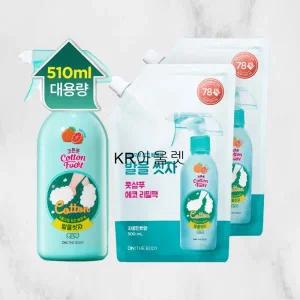 온더바디 가성비대용량 코튼풋 발을씻자 풋샴푸 510ml 자몽 1개+리필 500ml 2개