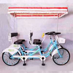 사륜 4인승 자전거 동반 관광 다인승 유원지 캐노피