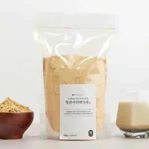 청년선식 태우지 않고 볶은 국산 서리태가루 500g x 2개