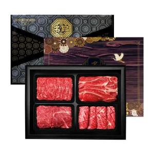 횡성한우암소 정육혼합 세트 1호 1.6kg / 불고기+국거리+산적+장조림