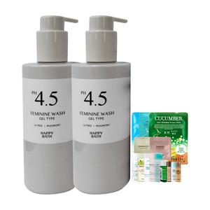 해피바스 젤타입 쑥 여성청결제 2개+미니1종