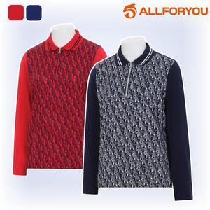 올포유여성 긴팔티 카라티 반집업 골프 봄 가을