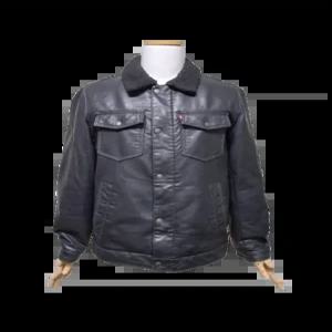 리바이스 쉐르파 페이크레더 정품 남자 블루종 남성 빈티지가죽워크자켓점퍼M