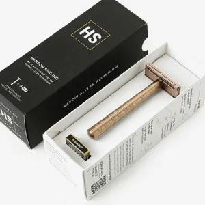 공식 헨슨 캐나다 우주 항공 기술 AL13 안전 면도기 본품 카퍼