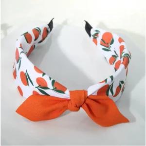 머리띠 헤어밴드 감귤 리본 제주도 기념품 동백 코디템