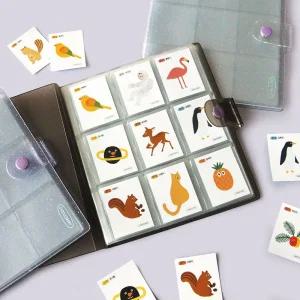 씰 미니 스티커 포켓몬 북 앨범 바인더 / 컬렉션 보관함 게임카드 정리함 파일 띠부씰 소장