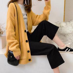 [트렌드스토어] 토톰 포근한 겨울 브이넥 롱가디건