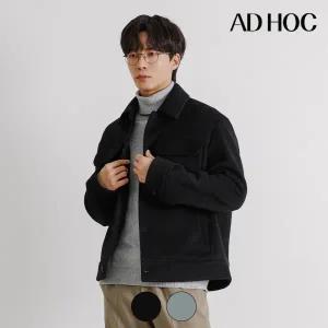 [롯데백화점]애드호크 남성 모직 라이크 아웃 포켓 트러커 재킷 HAAUJ30