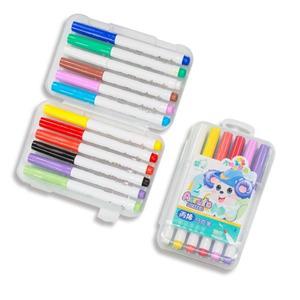 색지청 아크릴 사인펜 12색