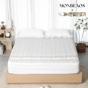 몽비오스 국산 EMF 전자파없는 그래핀 탄소 카본 온열 전기매트 양면 싱글 더블퀸 캠핑용 침대용