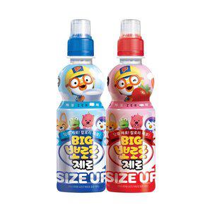 [팔도]빅뽀로로 제로 음료수 2종 12+12 (24개) 골라담기 밀크 딸기