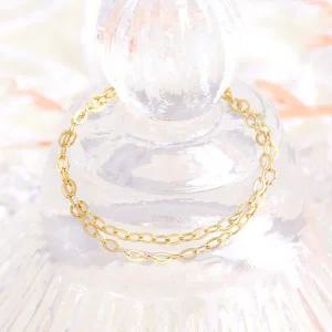 [골드피아] 14K 슬림 체인 반지