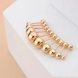 14k 글리밍 골든볼 피어싱 2mm 3mm 4mm 5mm 6mm 바길이 선택 골드 귓바퀴 이너커츠 볼