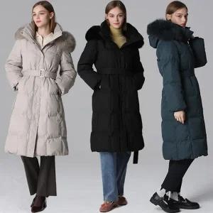 [홈쇼핑방송/르오트(LeOT)] 프리미엄 사가폭스퍼(SAGA FOX) 스퀘어 구스다운코트