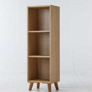 세로형 다리있는 3칸책장 거실 우드선반 책꽂이 진열장 F281