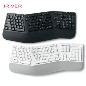 아이리버 인체공학 무소음 무선 블루투스 키보드 EQwear-ERGO WAVE EW3