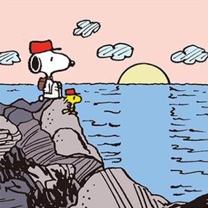 [HYIJDR7Z_4B]DIY 페인팅 피너츠 스누피 해돋이 25X25