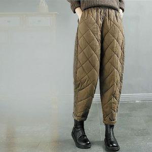 [비니브] 코듀패치 퀼팅 솜바지 2종