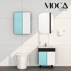 [모카바스]욕실장 욕실 수납장 화장실 비스포크 2도어