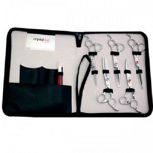 [크리스탈카이]헤어디자이너용 미용가위 N클래스 5종(블런트/3홈틴닝/장가위/14발요술/6인치겸인날)