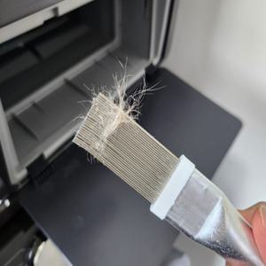 건조기 열교환기 청소 솔 냉각핀 전용 브러쉬 에어컨 얇은 붓 청소용 틈새