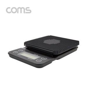 [기타]Coms 전자 저울 커피 중량 드립 커피 디지털 (WFFQXMB)