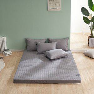 [에르미아] 순면 항균원단 누빔 라텍스커버 퀸(Q) 5cm