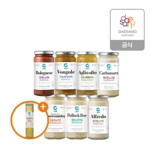 청정원 파스타소스(알프레도/봉골레/알리오올리오/볼로네즈/투움바/명란크림/까르보나라)7종 4개 골라담기+