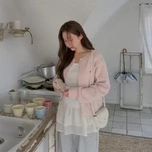 [제작/빅사이즈]이블렛 앤로디 레이어드 프릴 나시 제이스타일