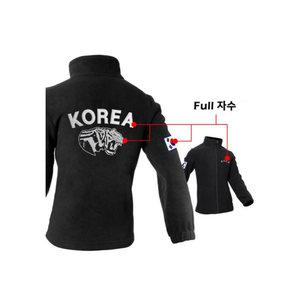 검정 보아털 로카 호랑이 후리스 군용 ROKA 깔깔이