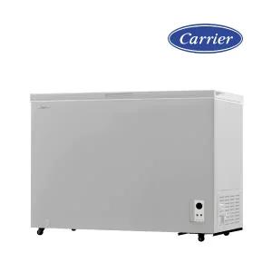 캐리어 뚜껑형 냉동고 소형 가정용 업소용 닭가슴살 아이스크림 얼음 다목적 CCDF299GEM1 299L 그레이