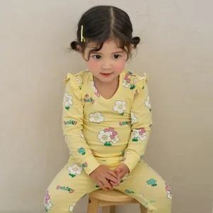 해피데이지 싱글스판내의 유아 아동 실내복 잠옷 아기내복 상하의세트