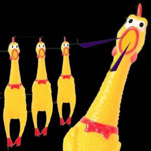 소리나는 닭 소형 미친 장난감 엽기 삑삑이 강아지